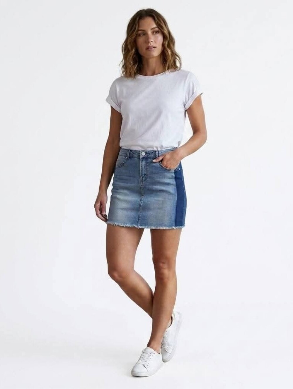 Dex Denim Mini Skirt